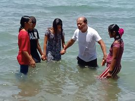 4 ladies accepted the Lord In Jolog Estabcia 2