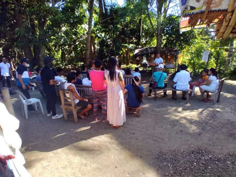 Tangalan Church Worship Before the Chapel